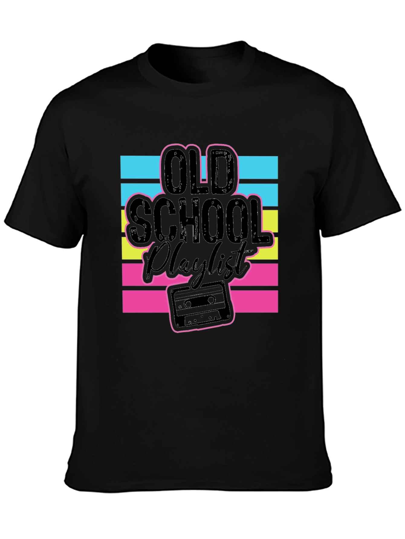 Old School Playlist Graphic T-Shirt