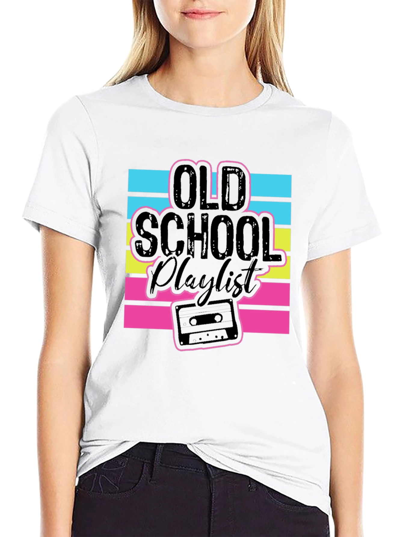 Old School Playlist Graphic T-Shirt