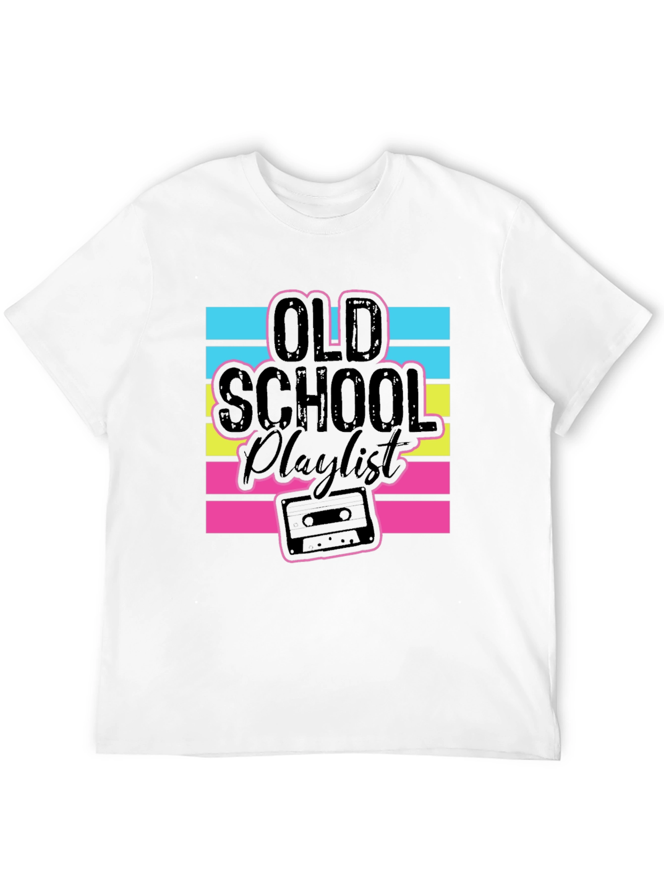 Old School Playlist Graphic T-Shirt