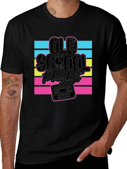 Old School Playlist Graphic T-Shirt