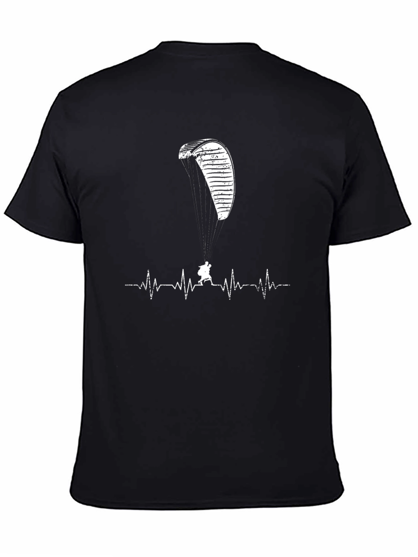 Paragliding Heartbeat T-Shirt - Adventure Seeker Tee