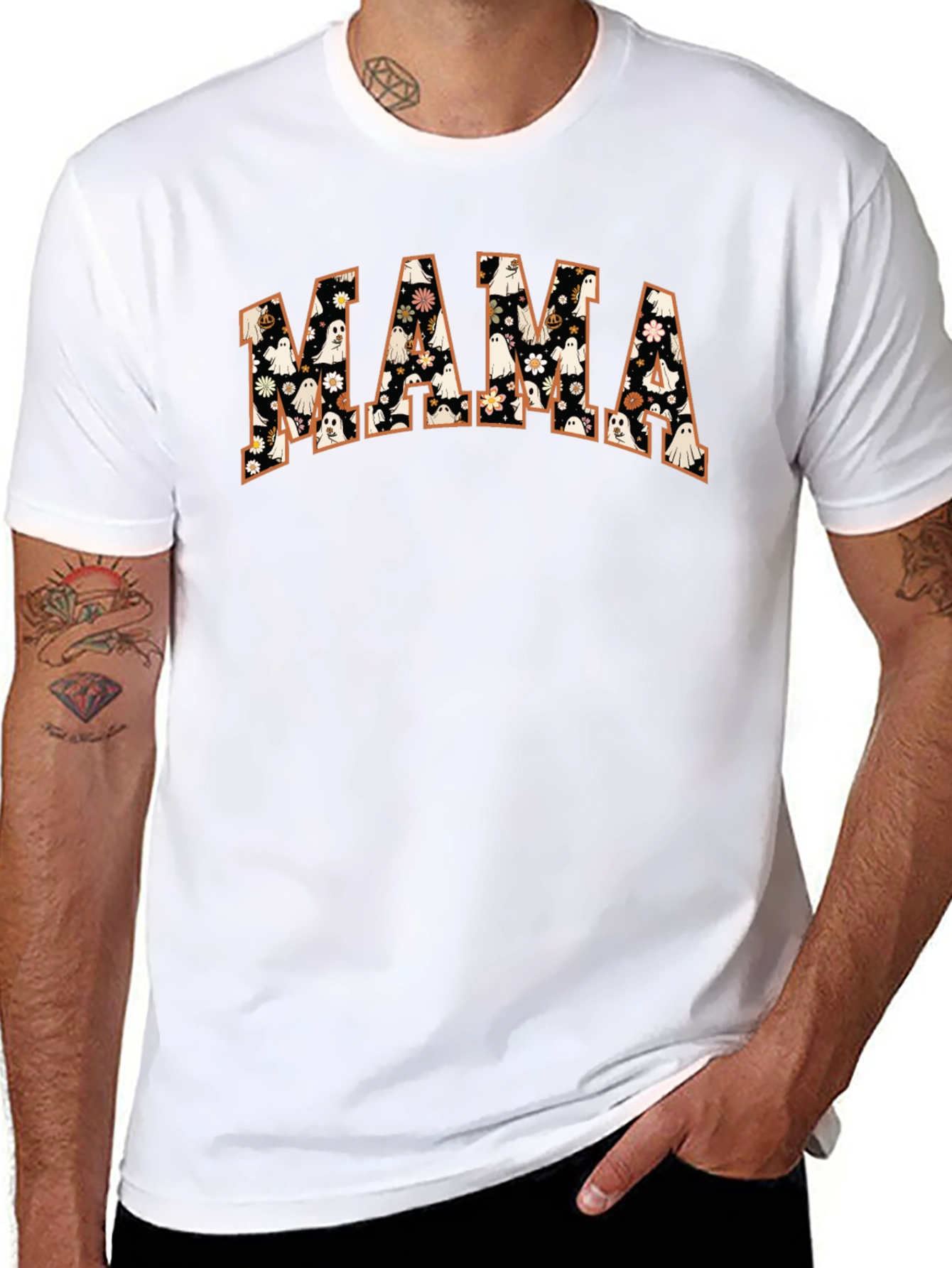 Mama Ghost Halloween T-Shirt