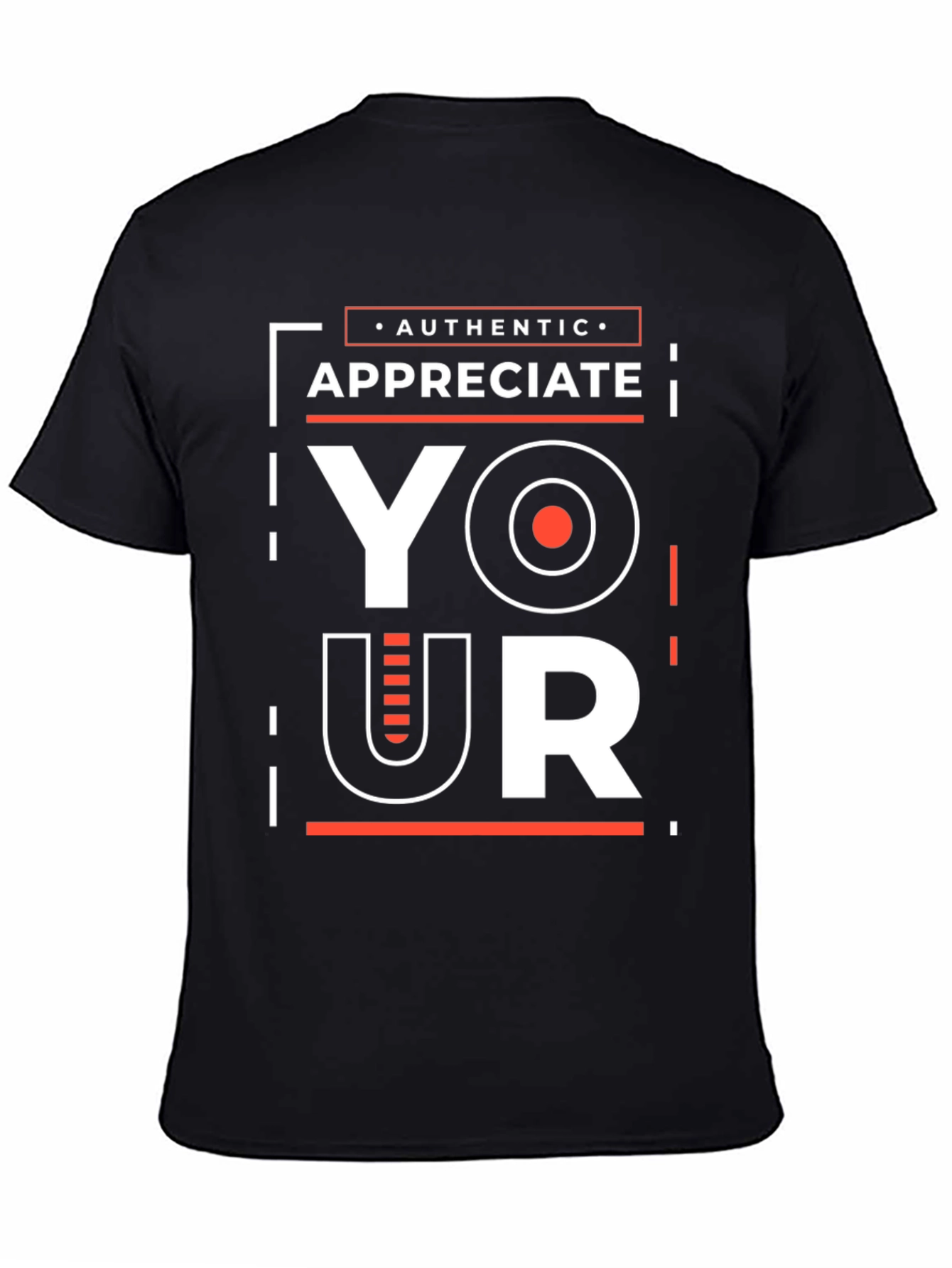 Appreciate Your Authentic Style Black Graphic Tee