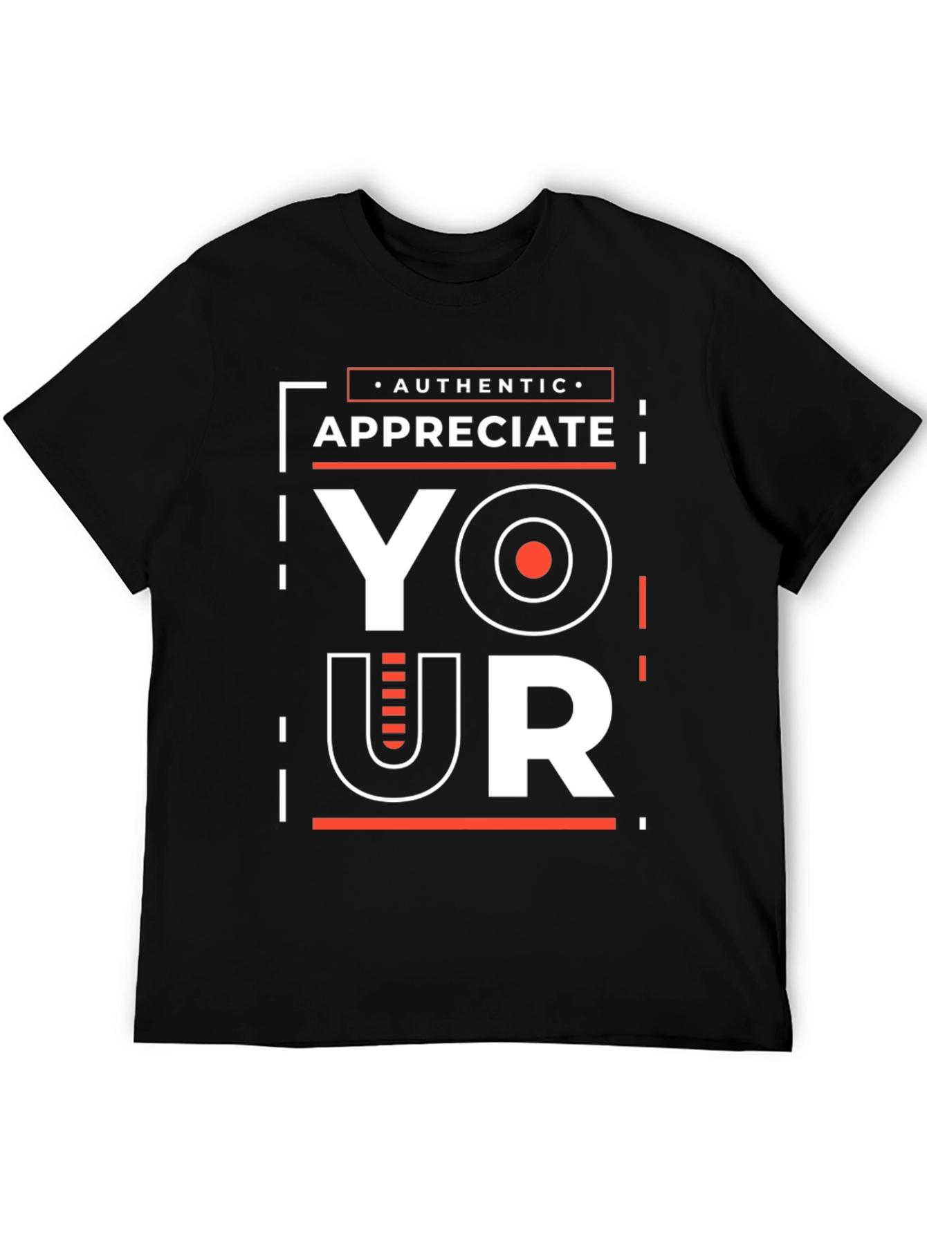 Appreciate Your Authentic Style Black Graphic Tee