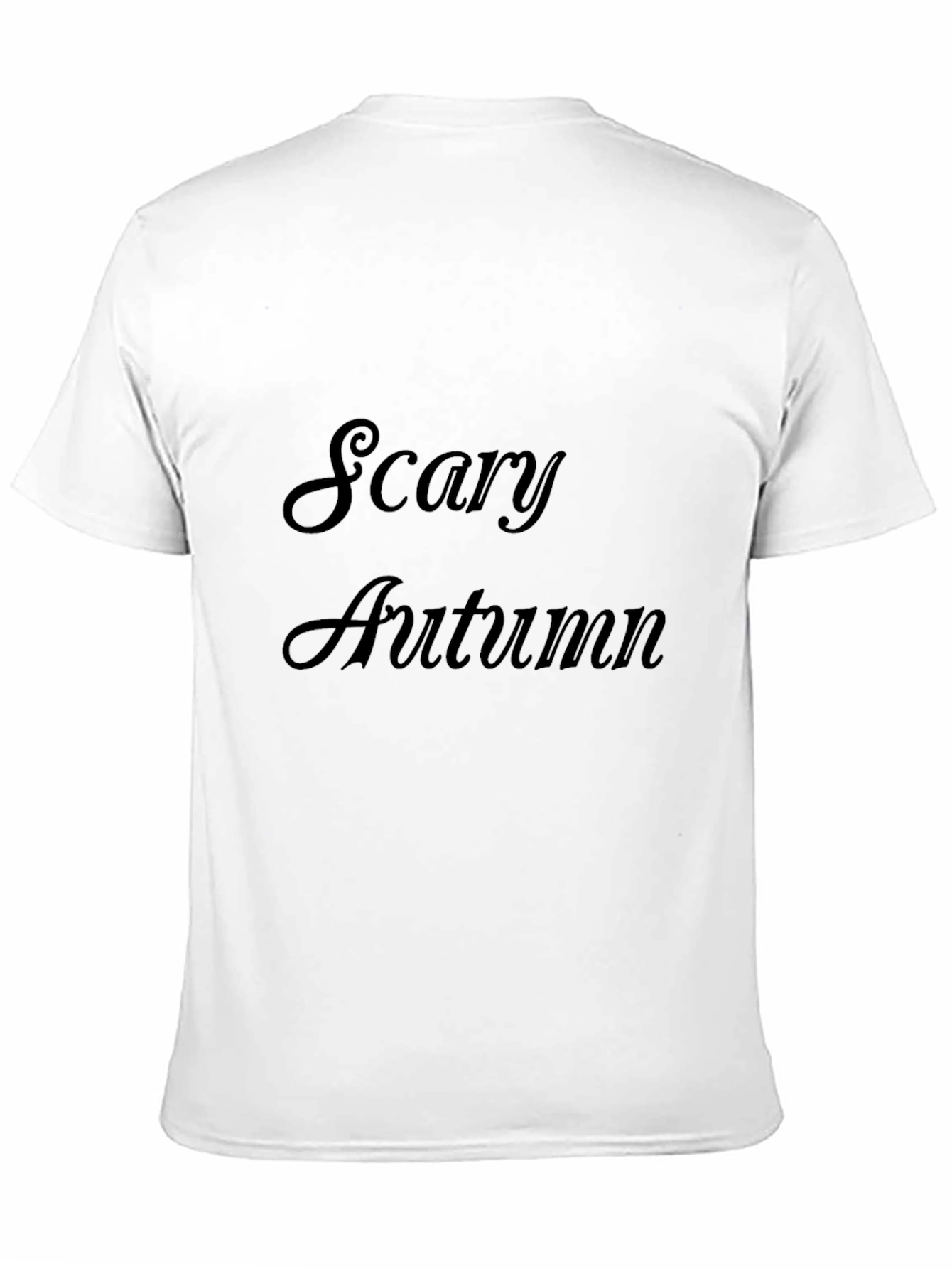 Scary Autumn Black Graphic Tee