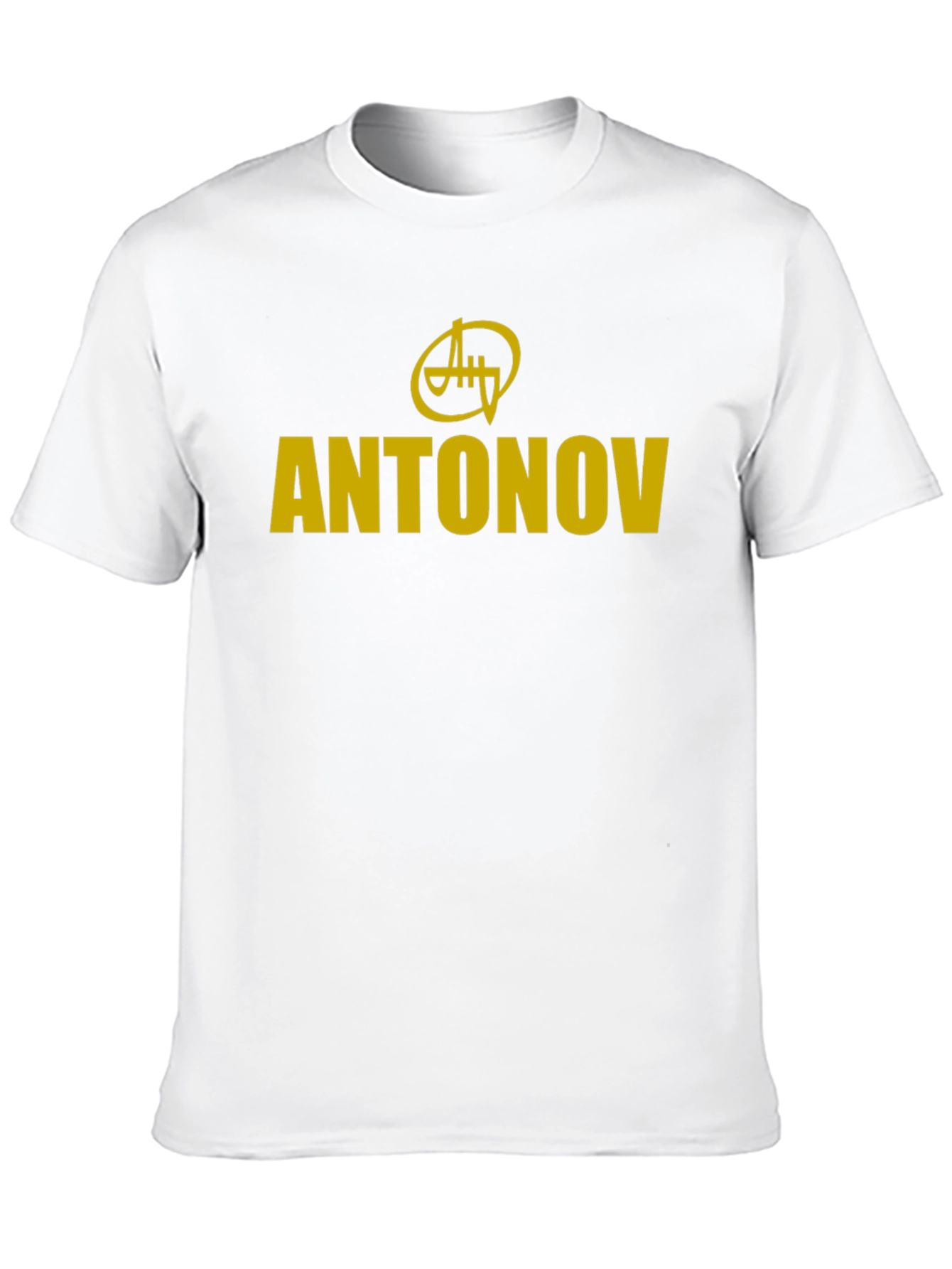 Antonov Graphic Tee - Black Crew Neck T-Shirt