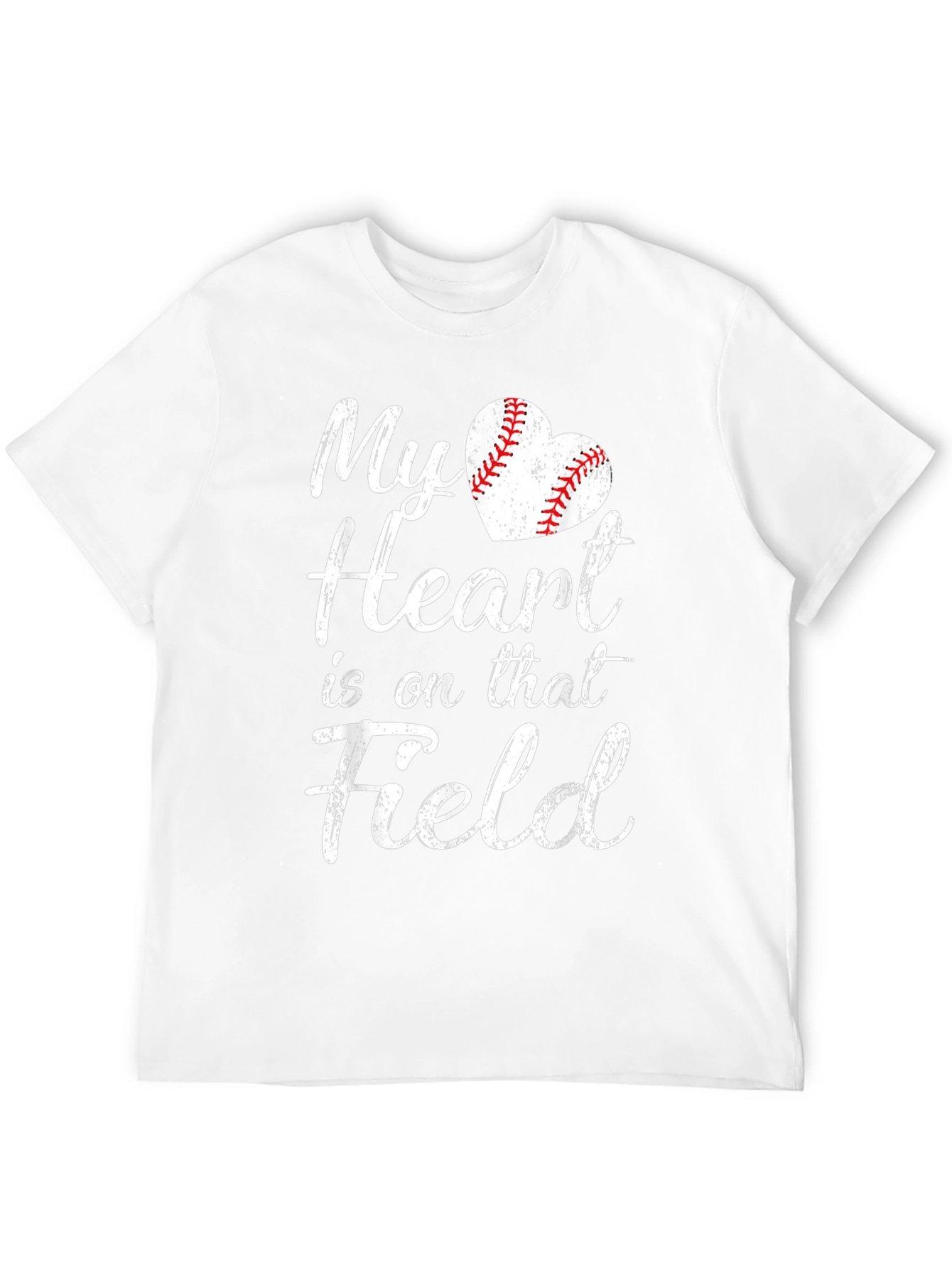 My Heart is on that Field Baseball T-Shirt