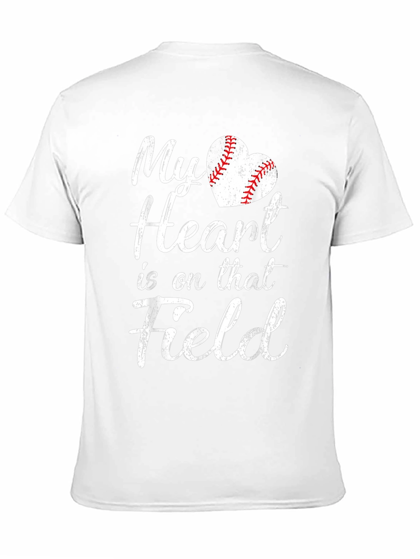 My Heart is on that Field Baseball T-Shirt
