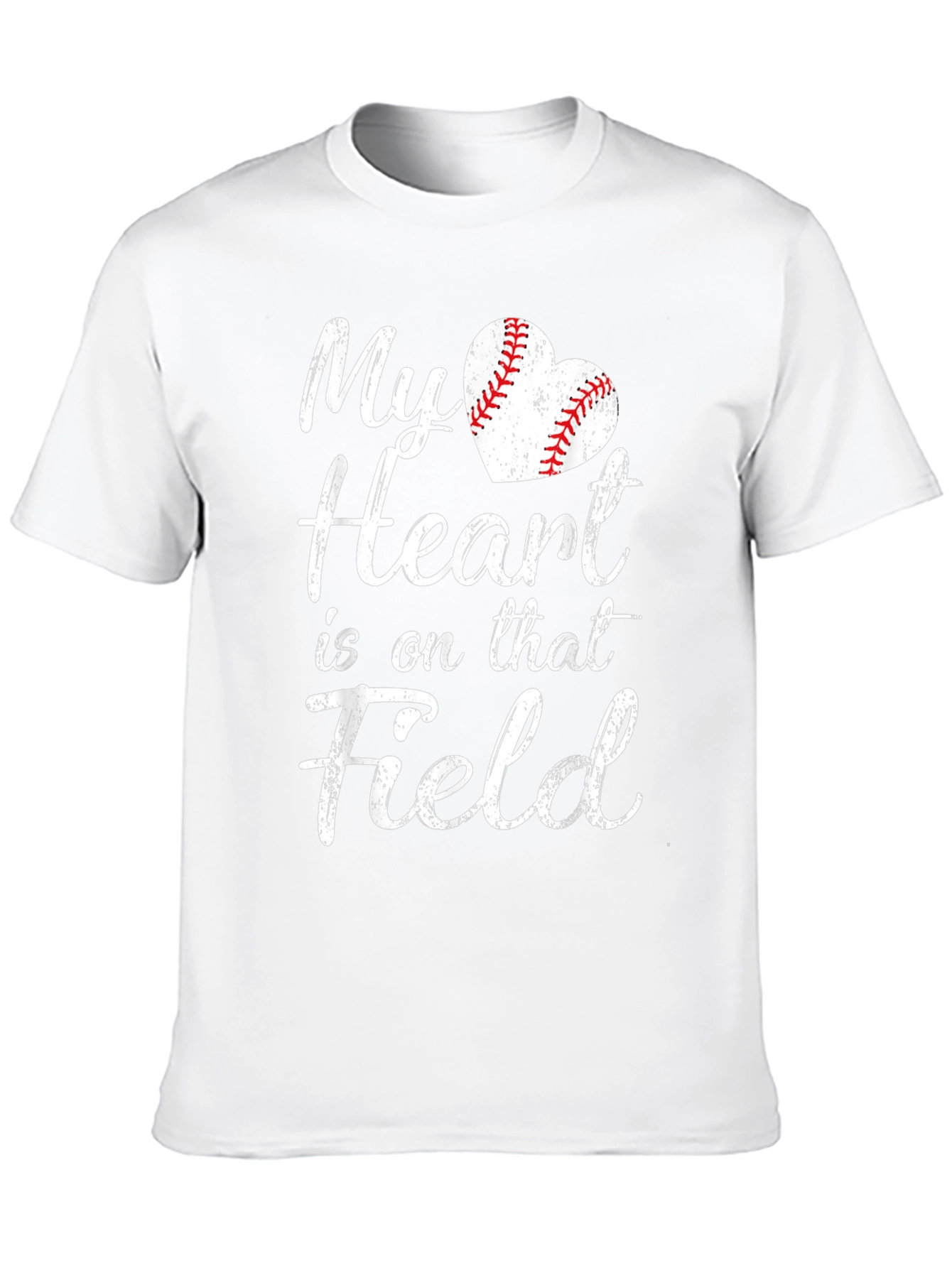 My Heart is on that Field Baseball T-Shirt