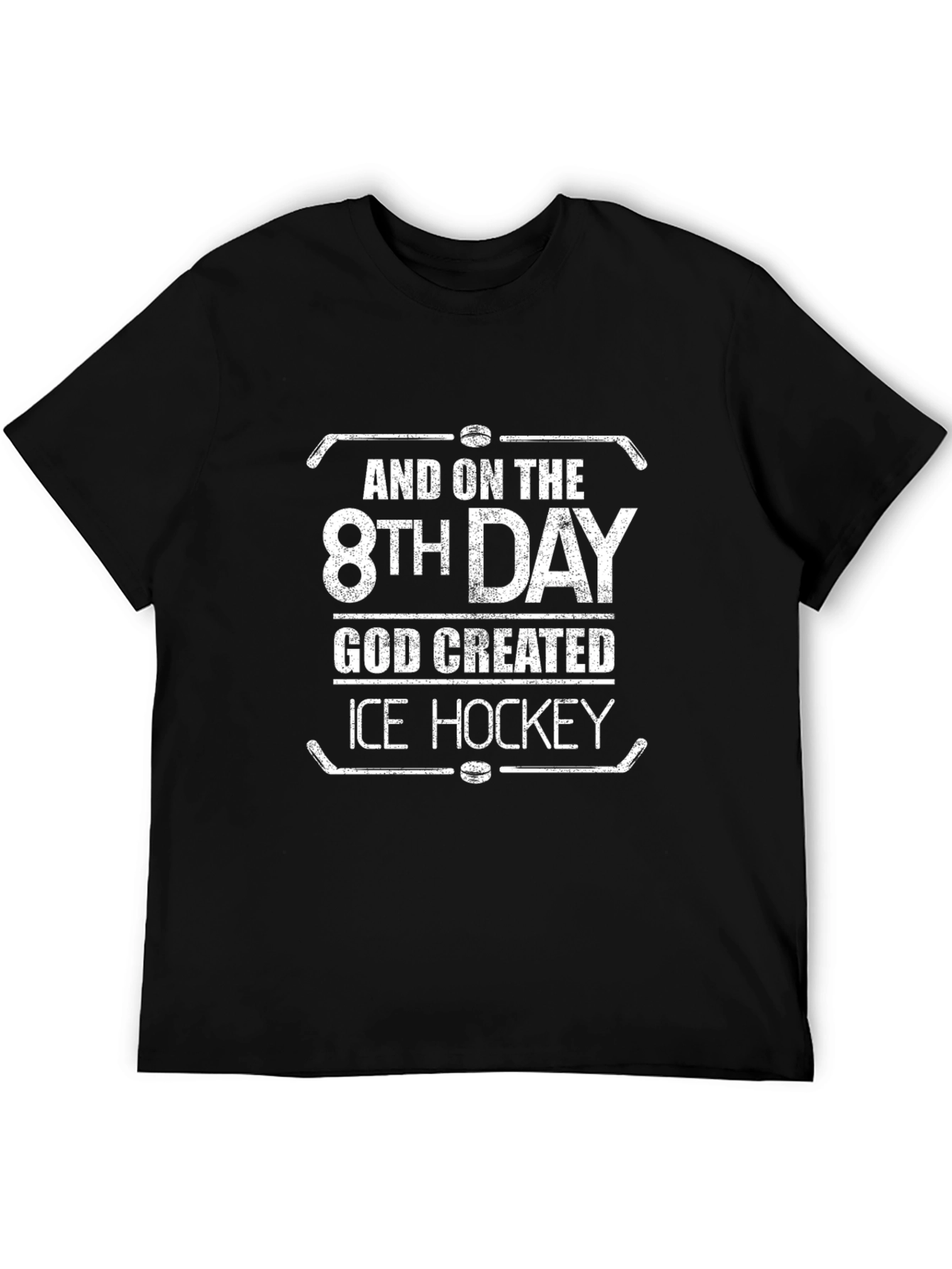 Ice Hockey Fan T-Shirt: And On The 8th Day
