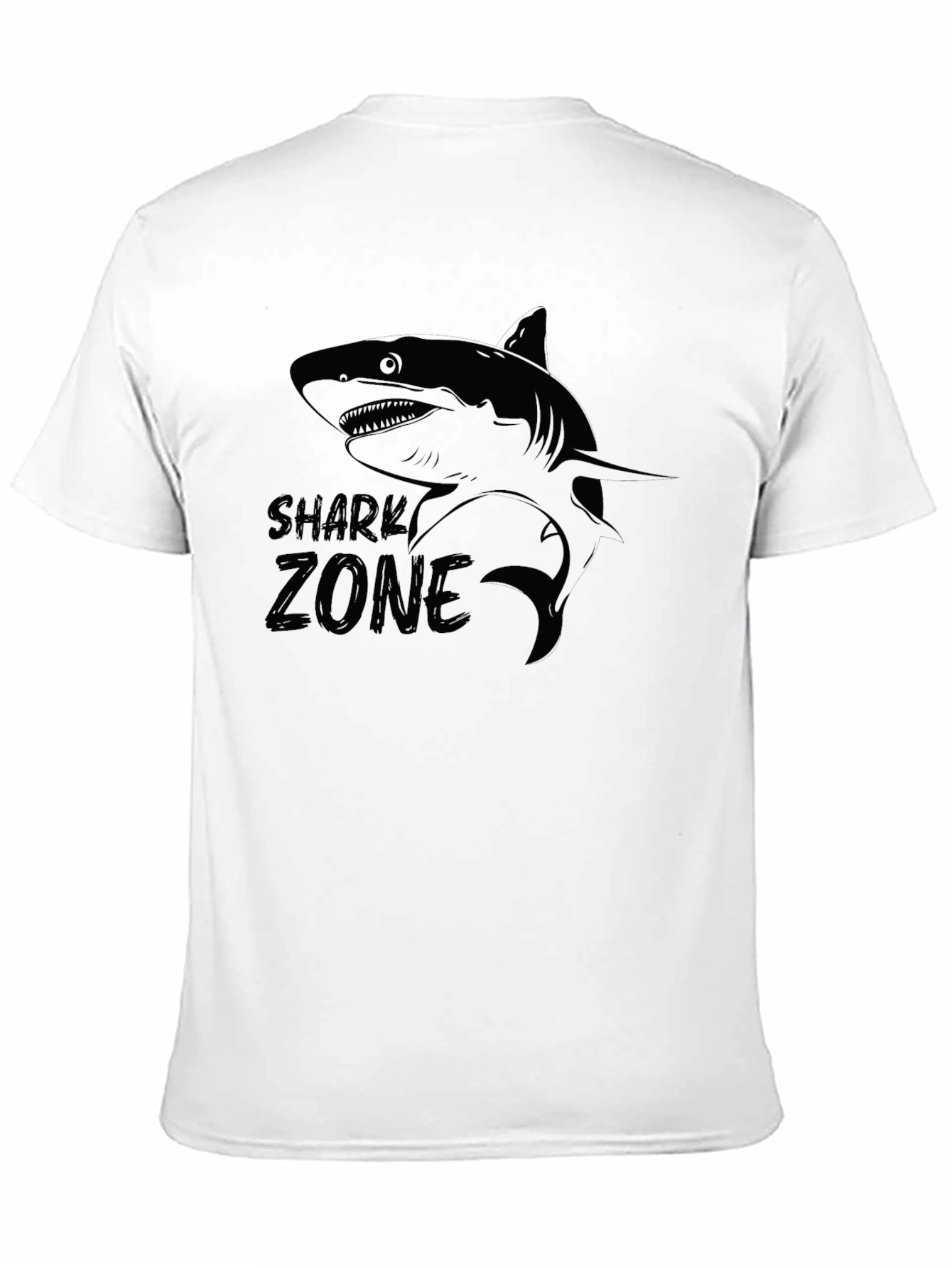 Shark Zone Graphic Tee - Mens Black T-Shirt