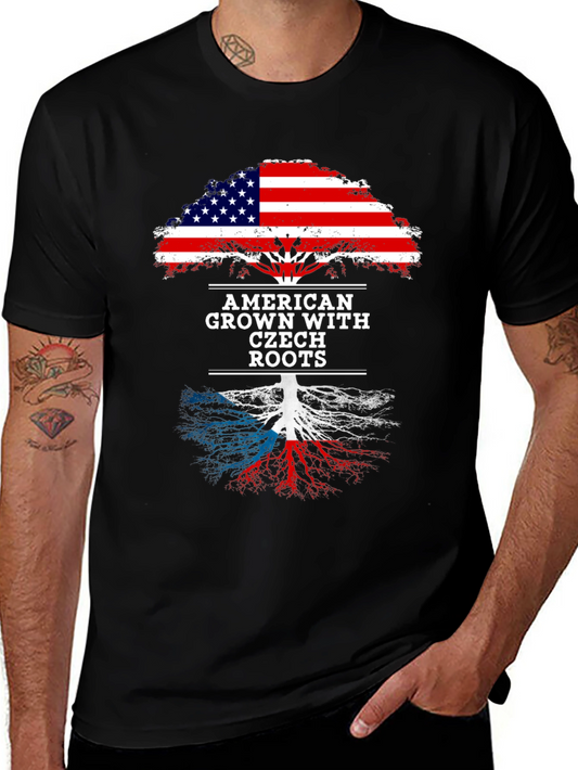 American Grown Czech Roots Tree T-Shirt