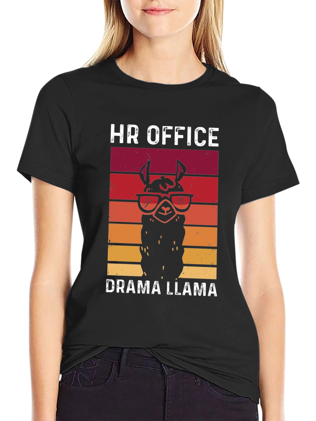 HR Office Drama Llama T-Shirt - Funny HR Gift