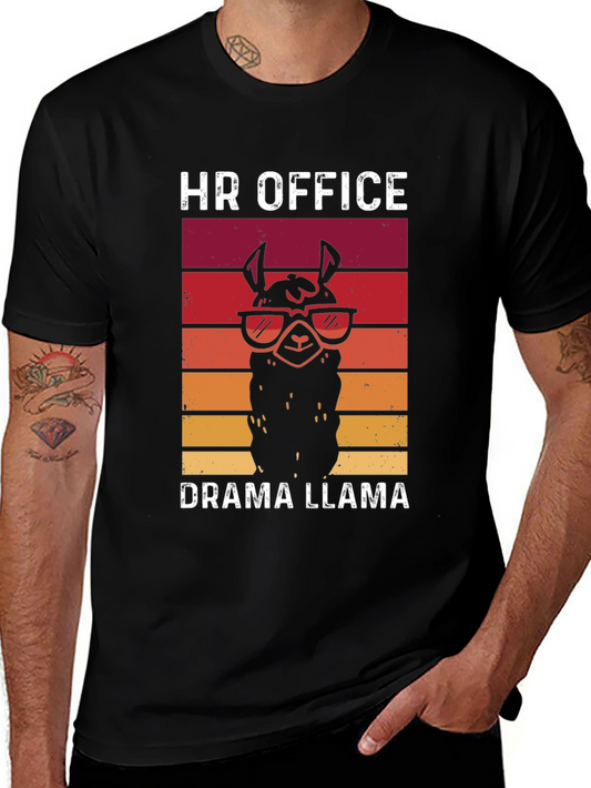 HR Office Drama Llama T-Shirt - Funny HR Gift