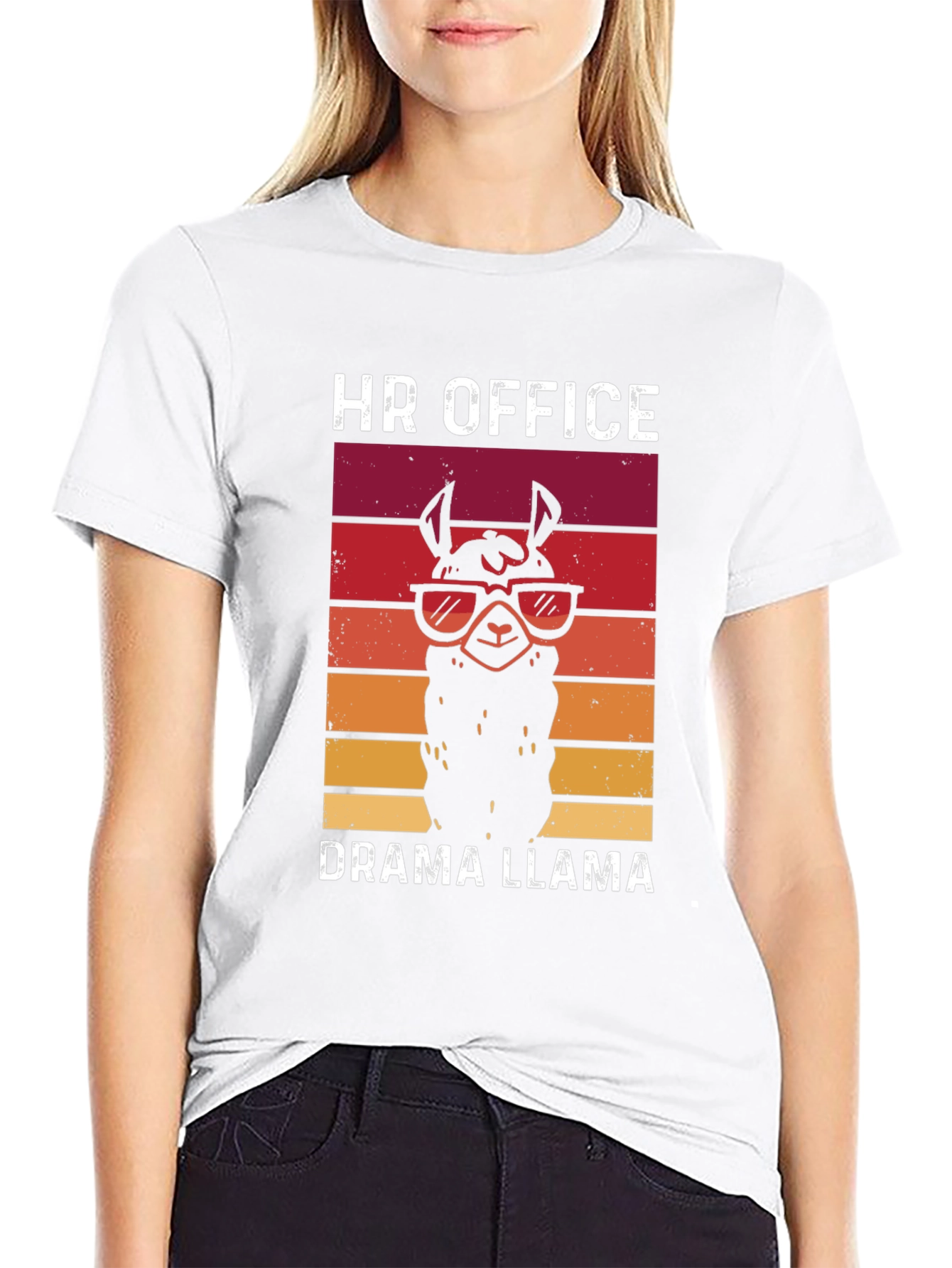 HR Office Drama Llama T-Shirt - Funny HR Gift