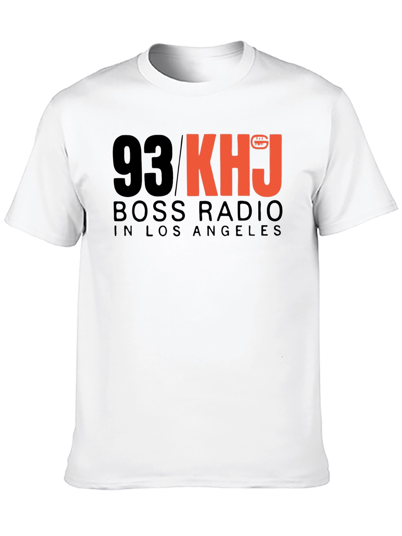 93 KHJ Boss Radio Black T-Shirt
