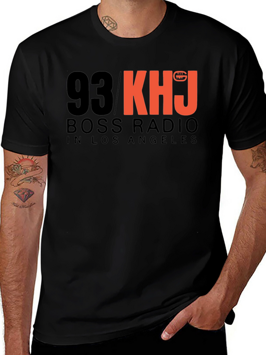 93 KHJ Boss Radio Black T-Shirt