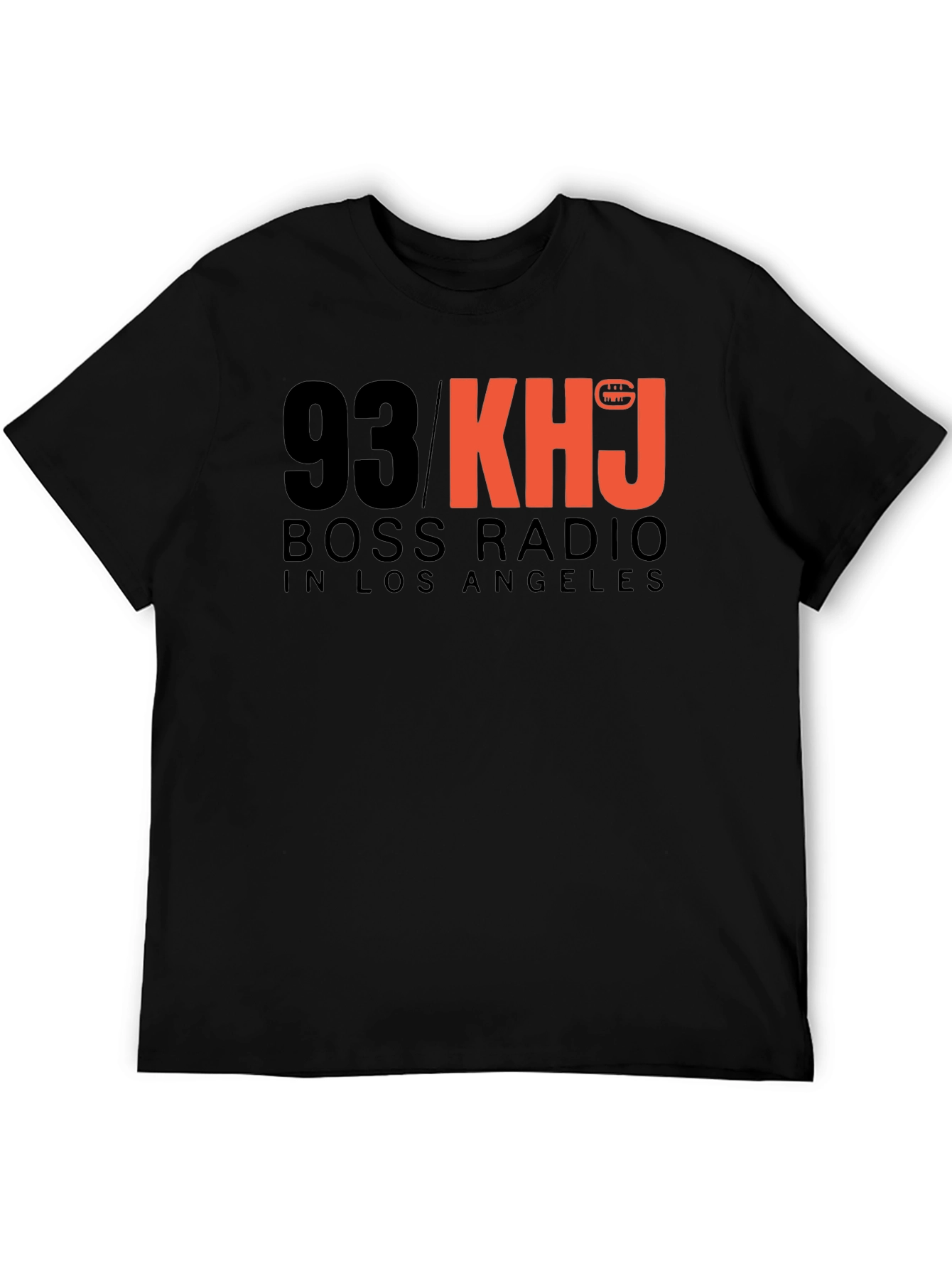 93 KHJ Boss Radio Black T-Shirt