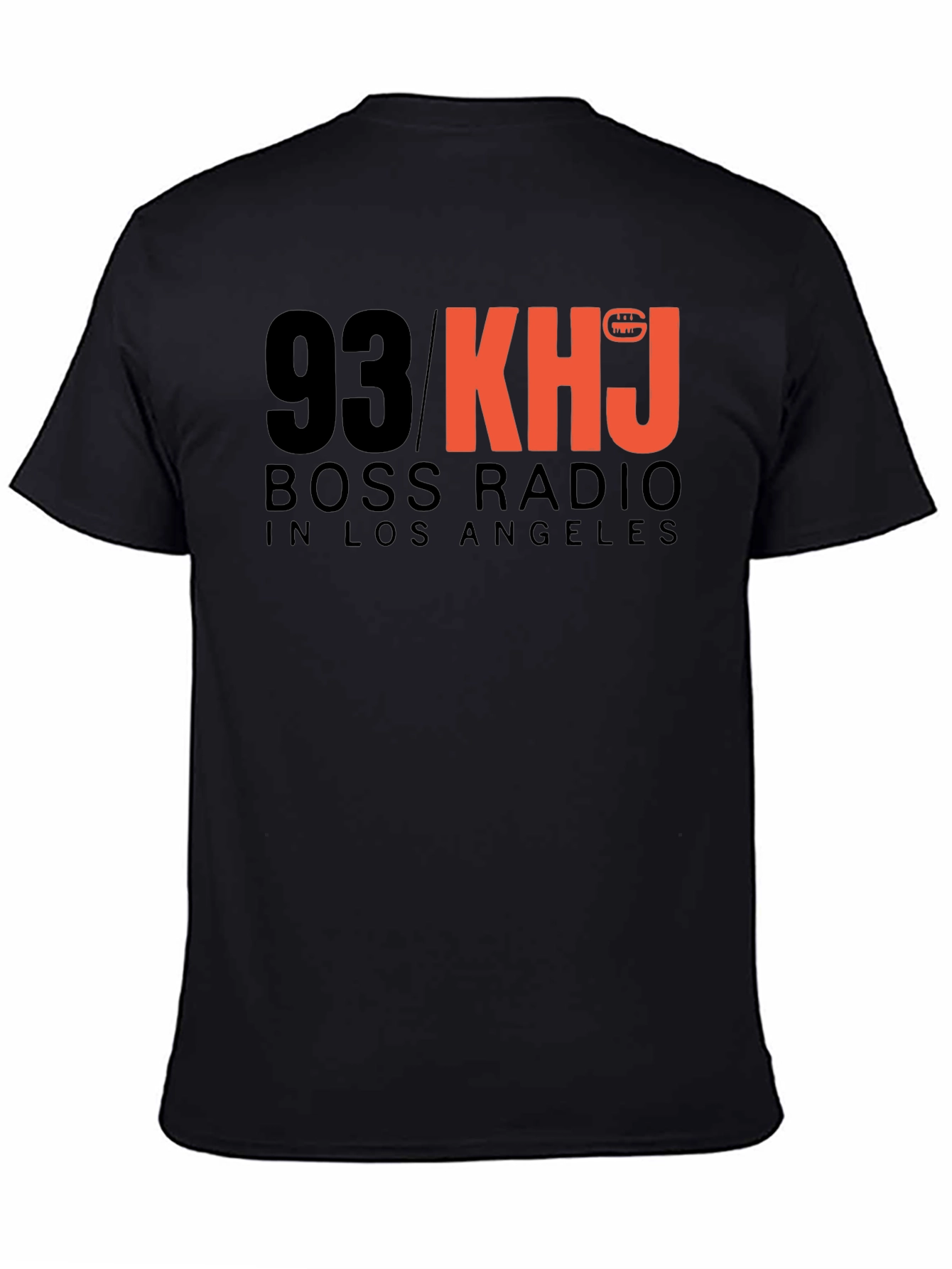 93 KHJ Boss Radio Black T-Shirt