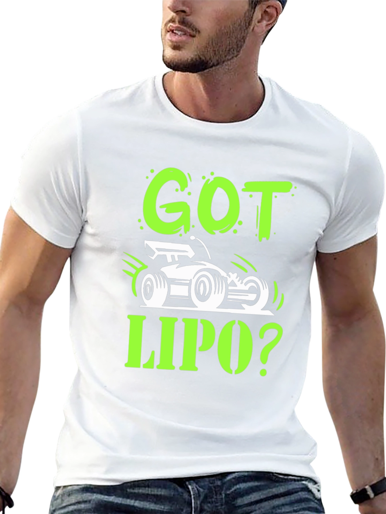 Got LiPo? RC Car Enthusiast Black T-Shirt