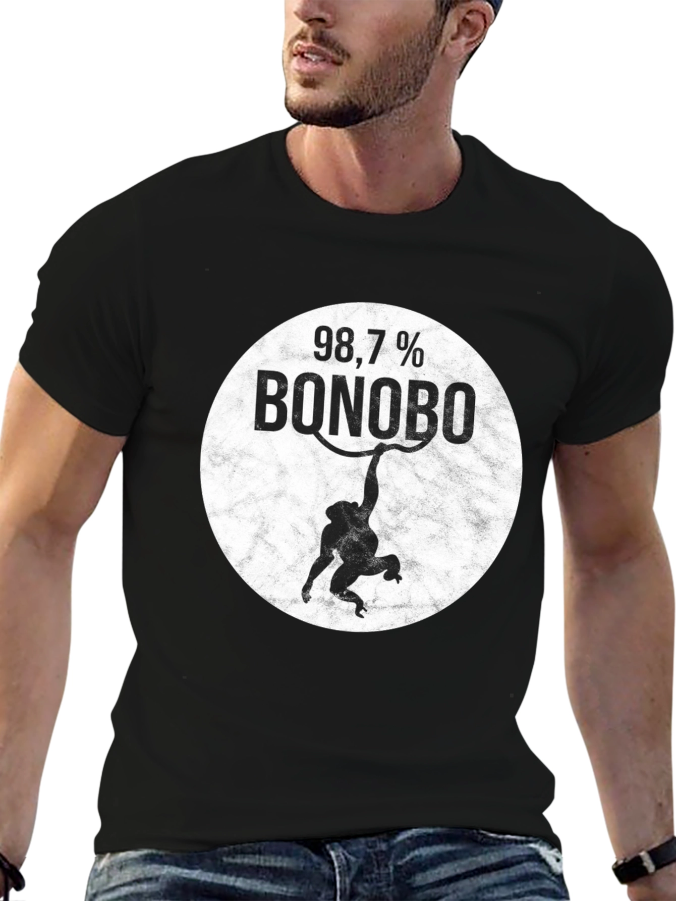 Bonobo Graphic T-Shirt - 98.7% Bonobo Tee