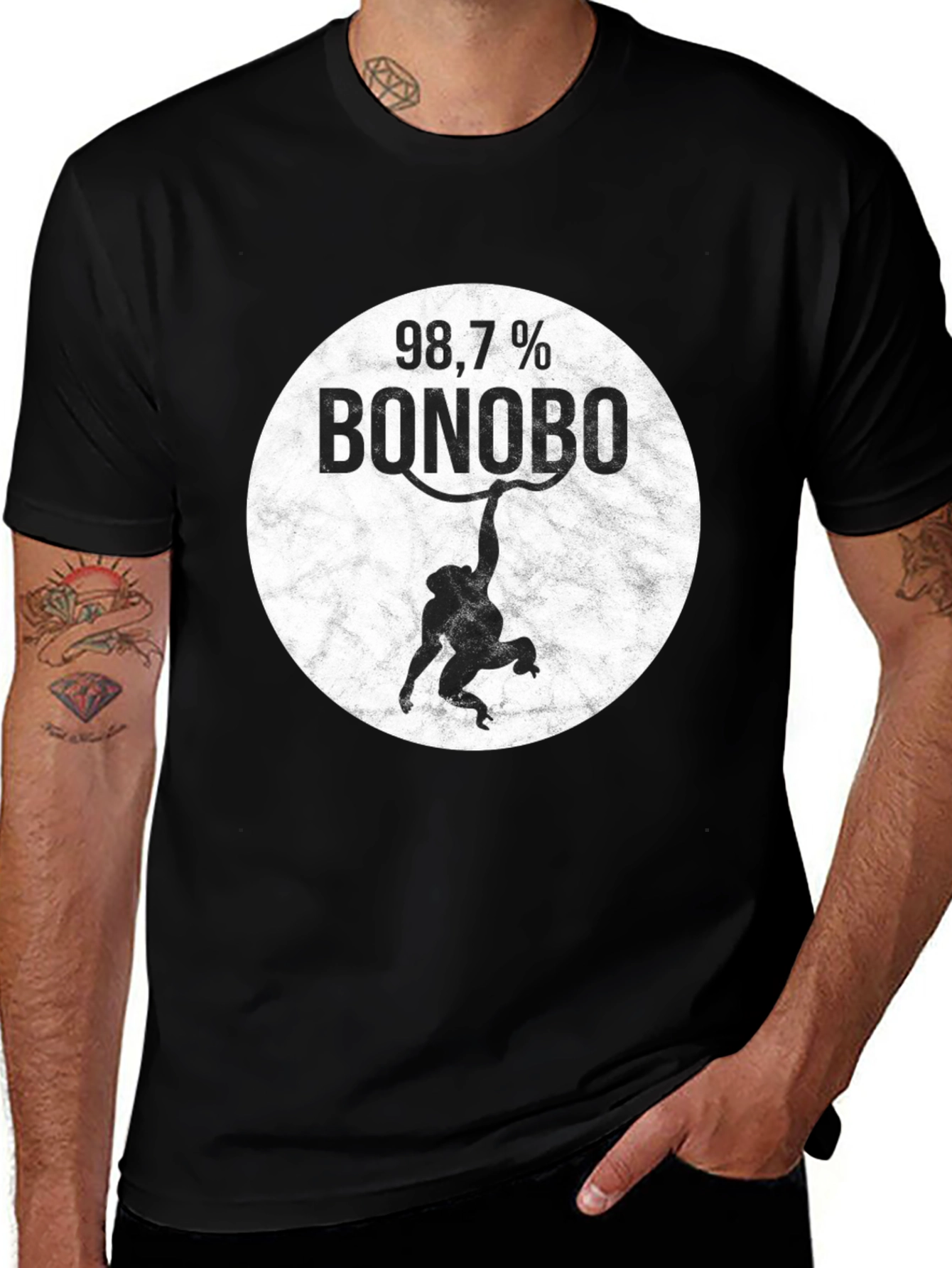 Bonobo Graphic T-Shirt - 98.7% Bonobo Tee
