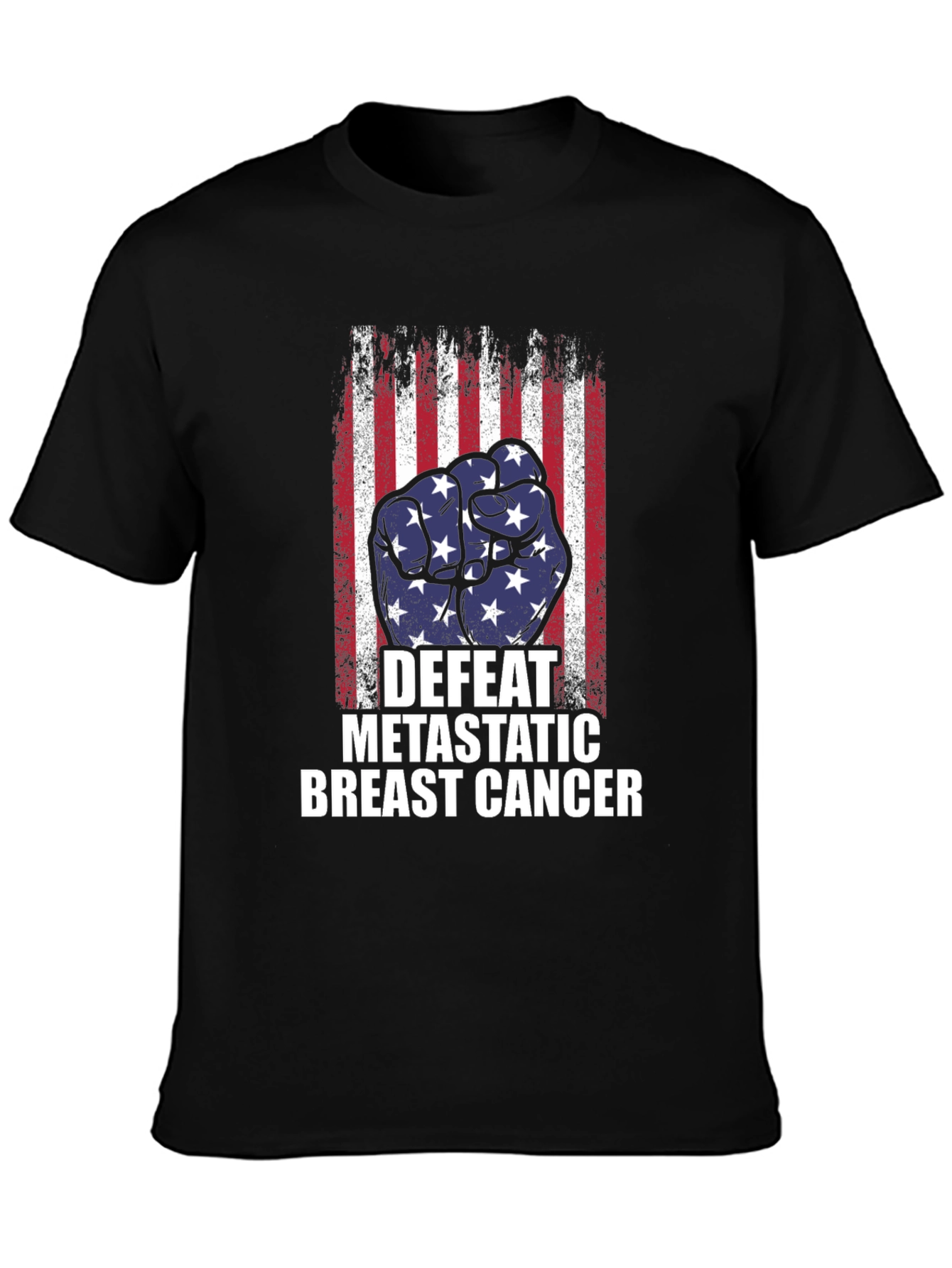 Defeat Metastatic Breast Cancer Graphic T-Shirt