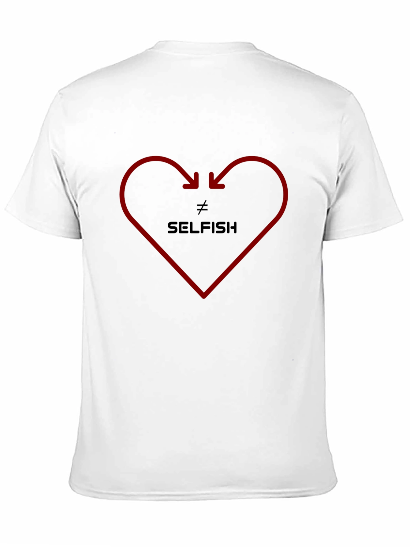 Not Selfish Heart Graphic Tee