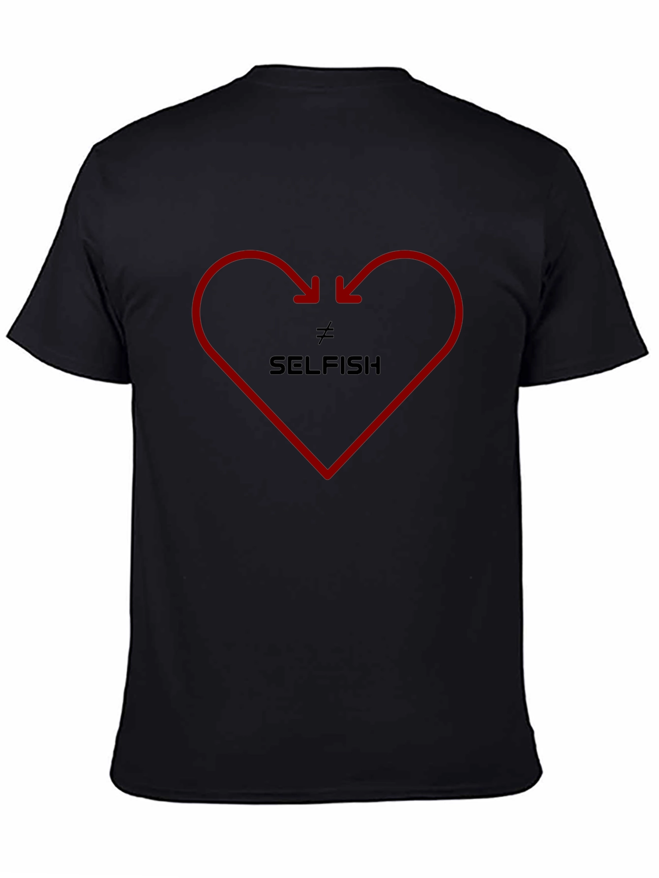 Not Selfish Heart Graphic Tee