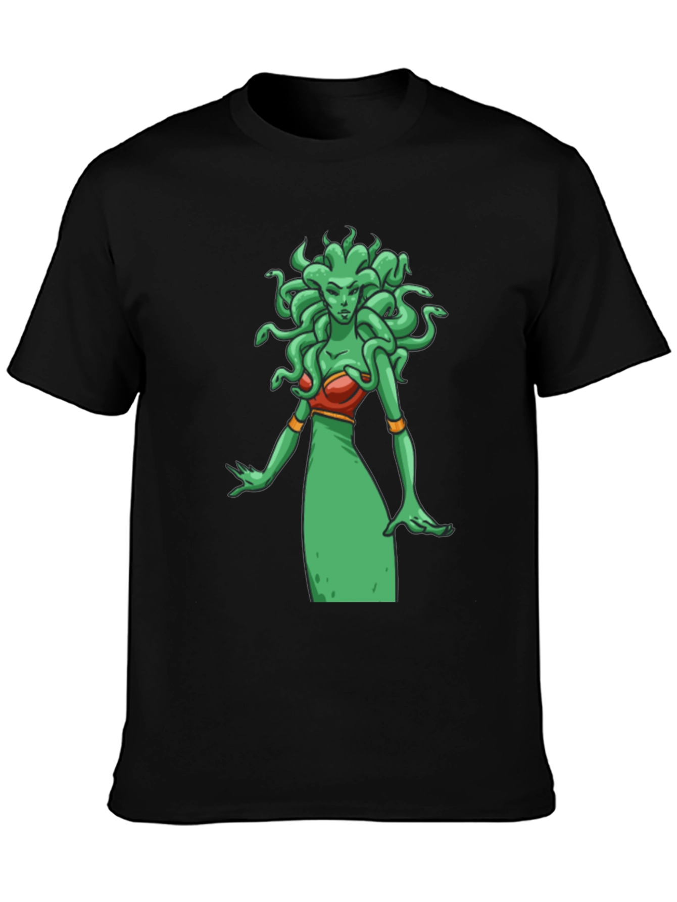Medusa Graphic T-Shirt - Unisex Black Tee