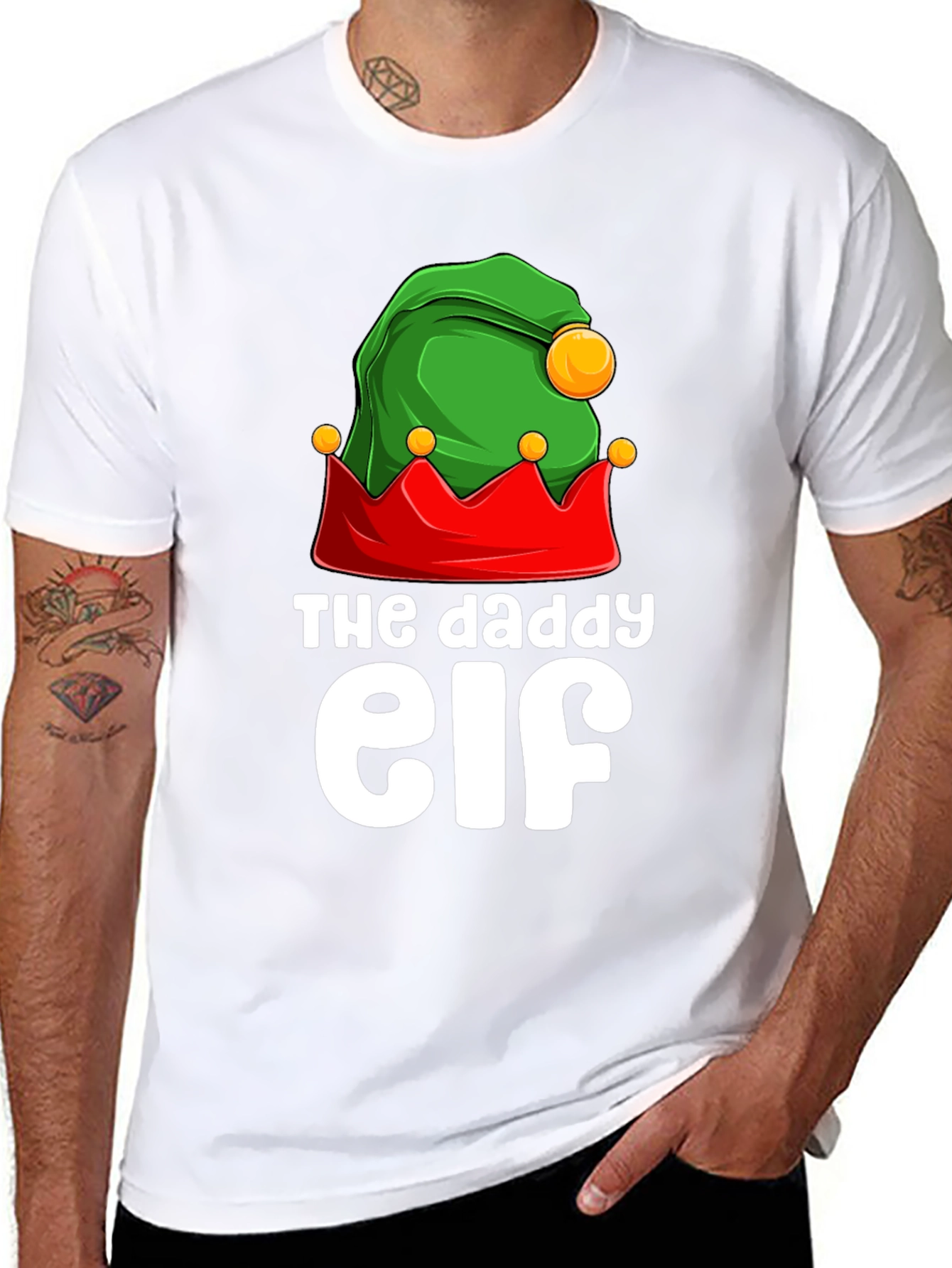 Daddy Elf Christmas T-Shirt