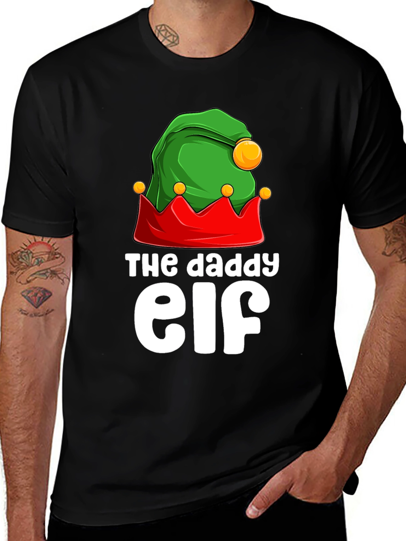 Daddy Elf Christmas T-Shirt