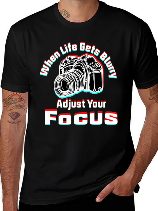 Adjust Your Focus Camera T-Shirt