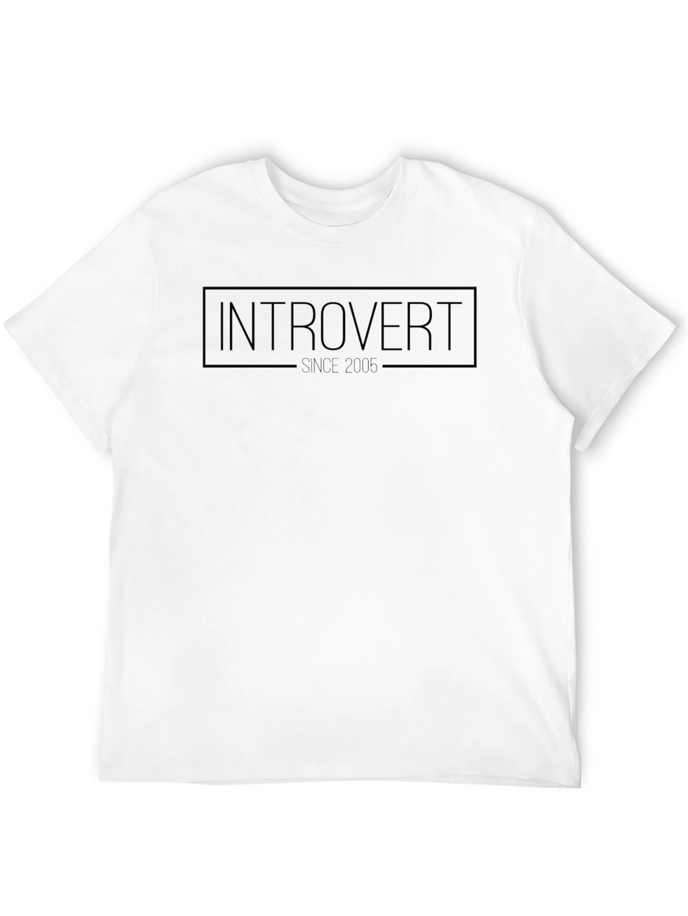 Introvert Since 2006 Black Graphic Tee