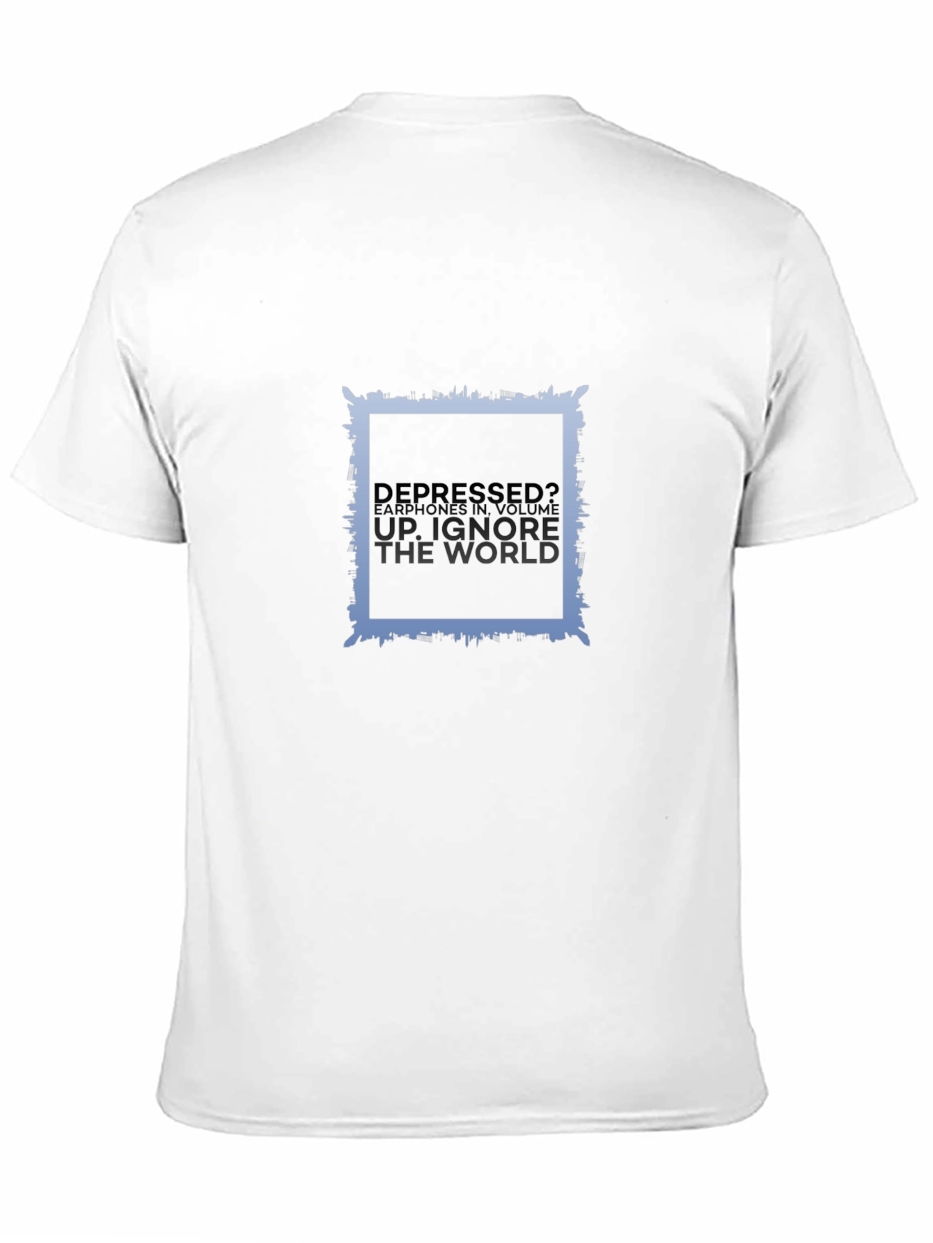 Depressed? Black T-Shirt for Comfort and Style