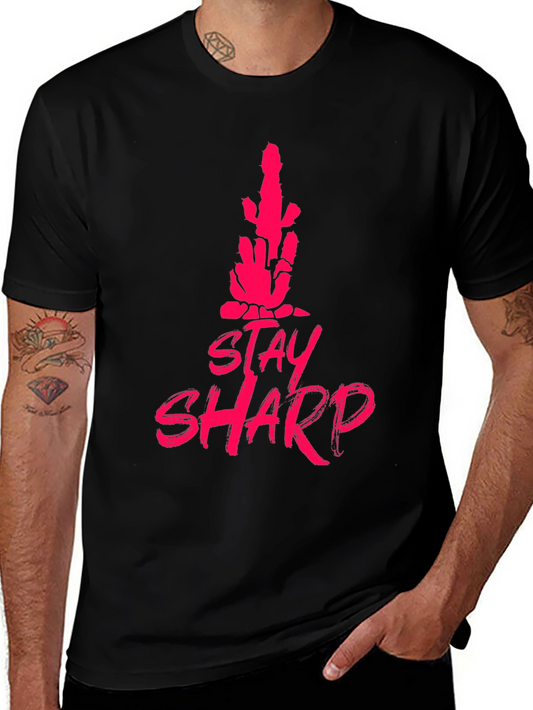 Stay Sharp Skeleton Hand T-Shirt