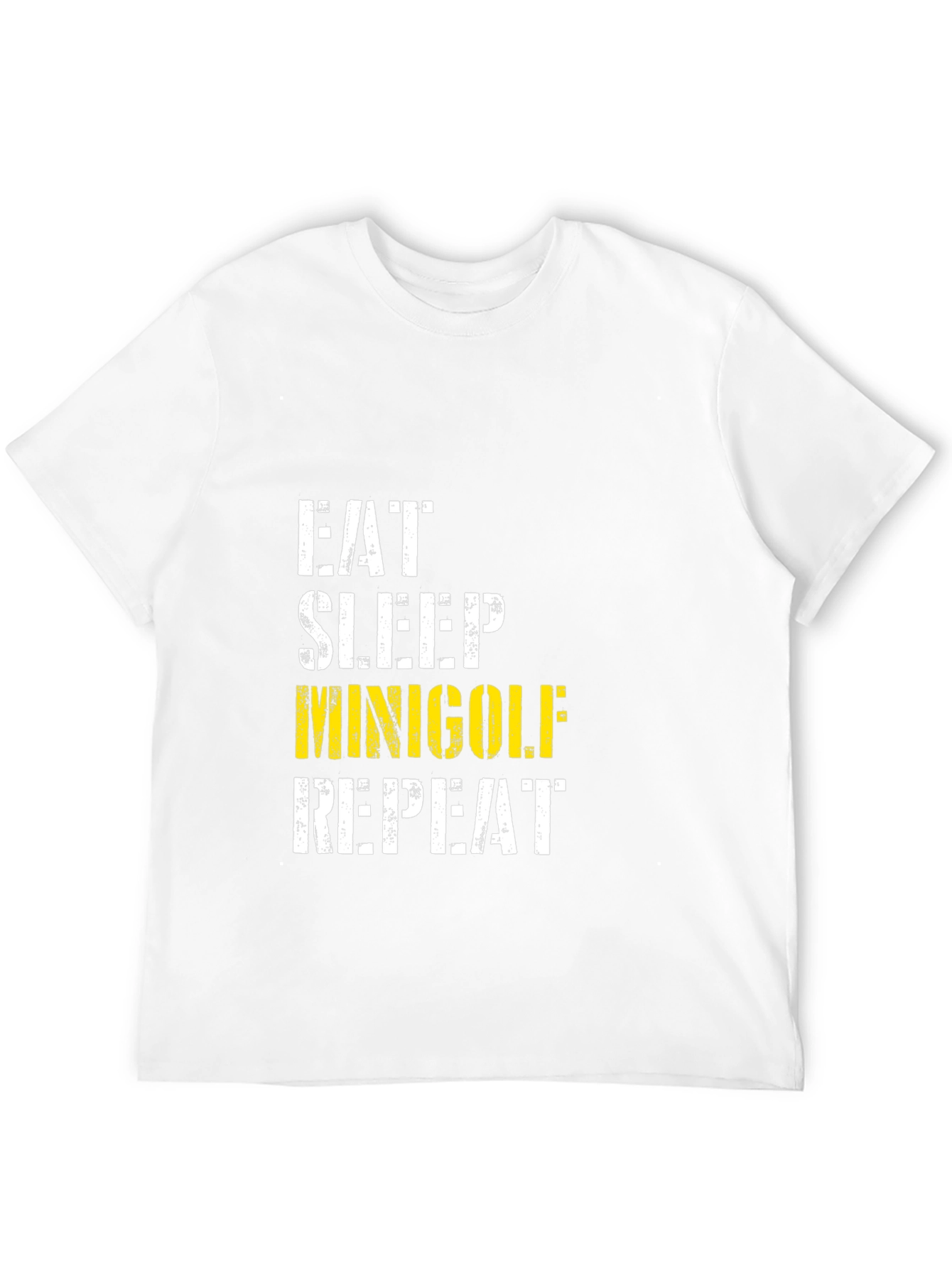 Eat Sleep Minigolf Repeat Graphic Tee