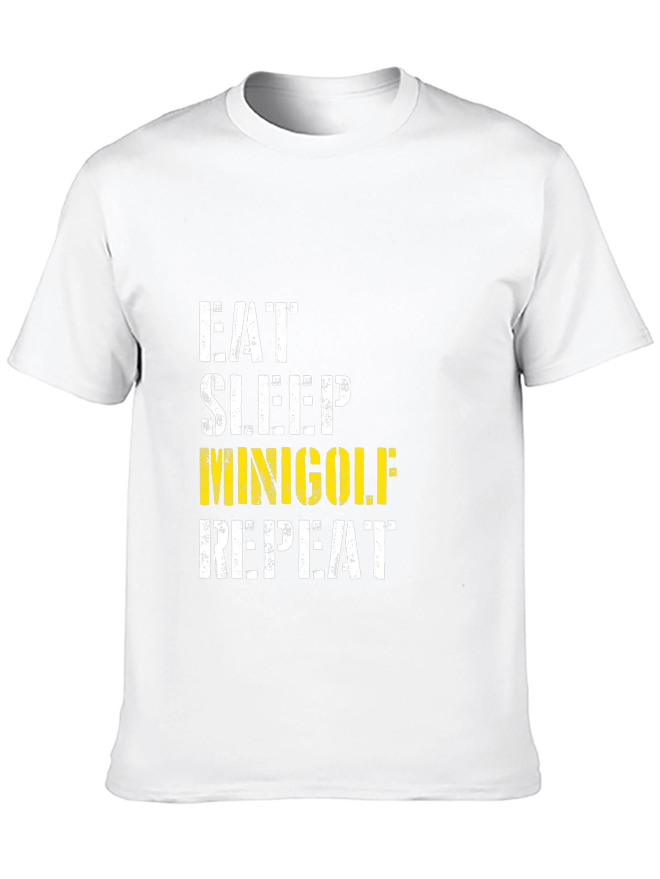 Eat Sleep Minigolf Repeat Graphic Tee