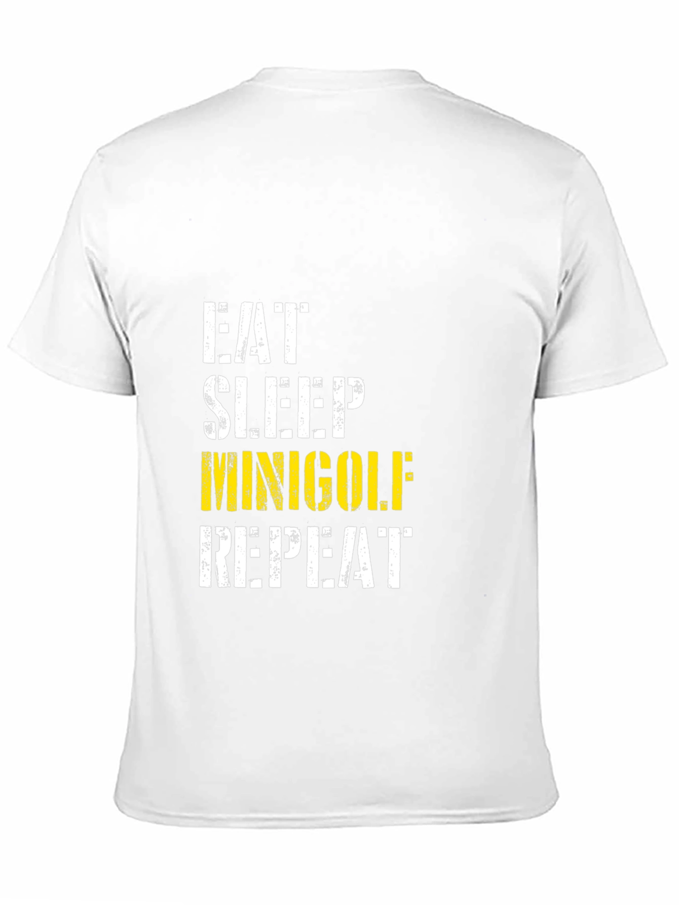 Eat Sleep Minigolf Repeat Graphic Tee