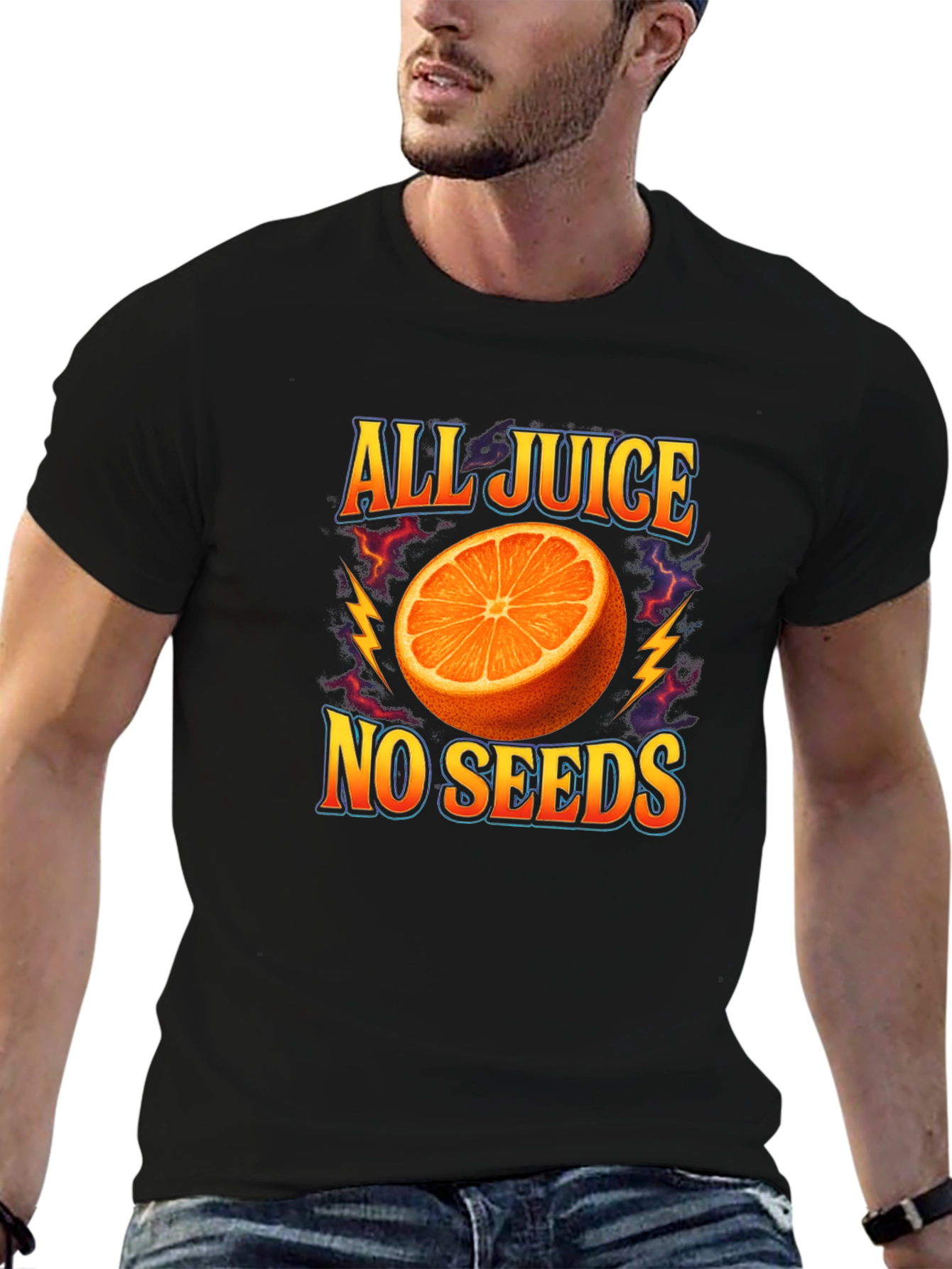 All Juice No Seeds Graphic T-Shirt