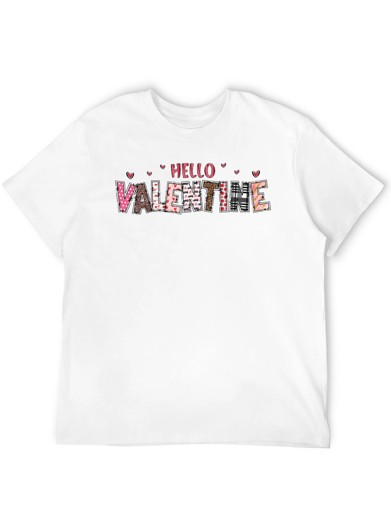 Hello Valentine T-Shirt - Novelty Graphic Tee