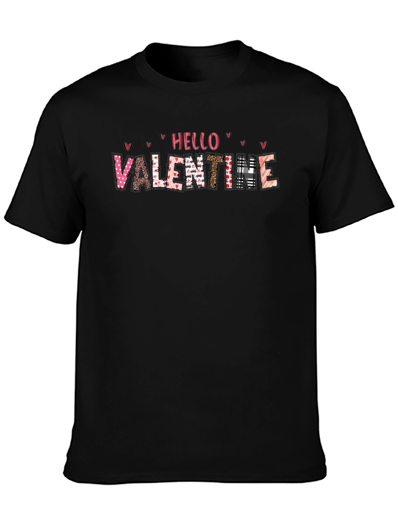 Hello Valentine T-Shirt - Novelty Graphic Tee