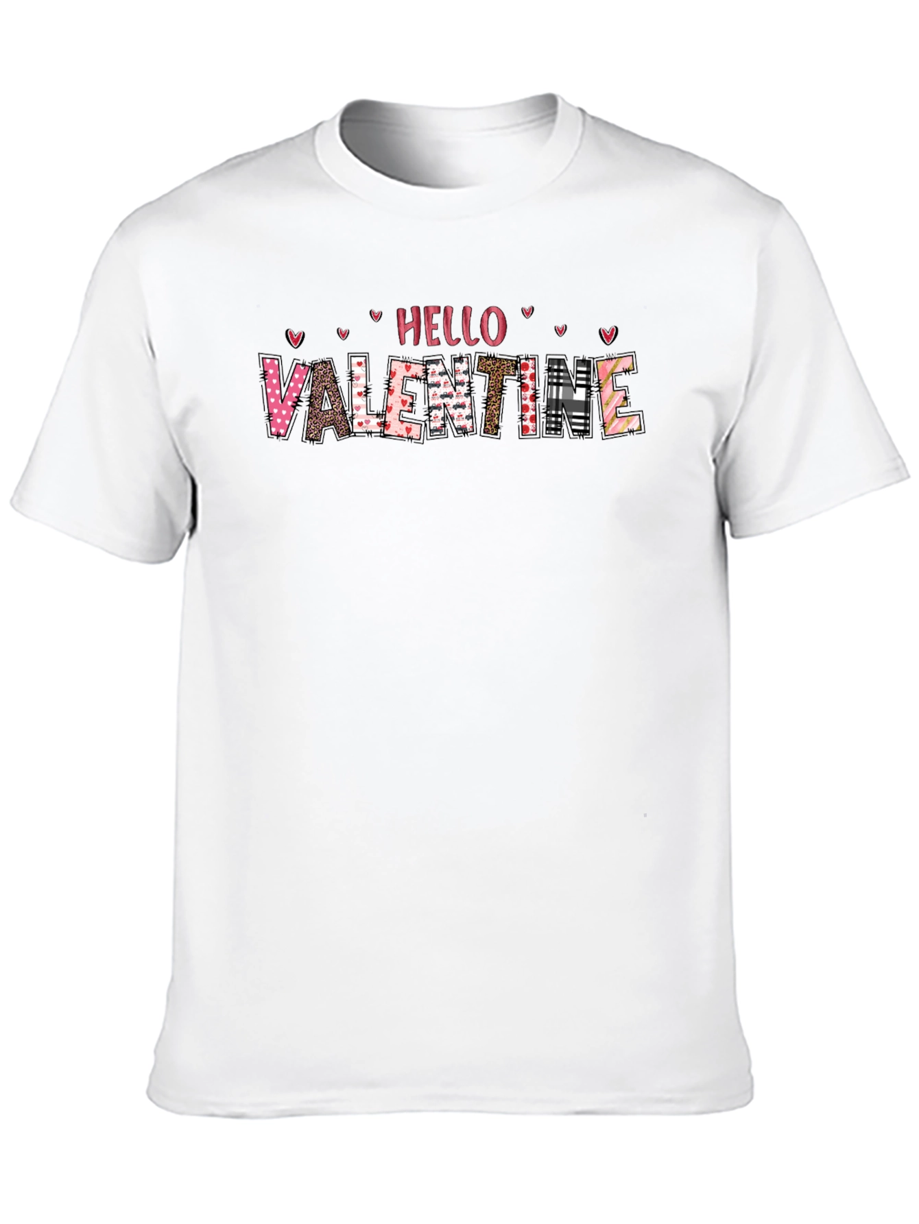 Hello Valentine T-Shirt - Novelty Graphic Tee