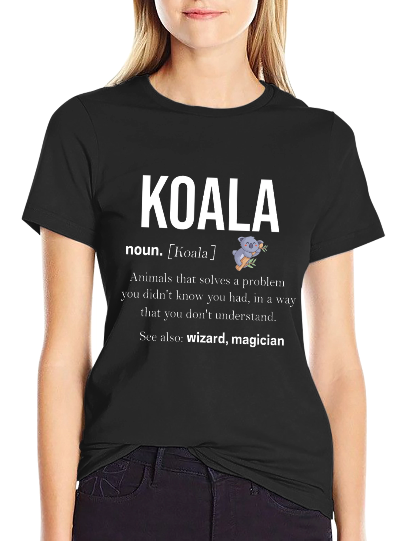 Koala Noun Definition Graphic T-Shirt