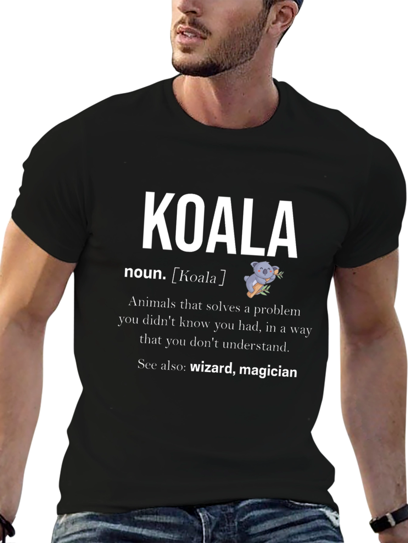 Koala Noun Definition Graphic T-Shirt