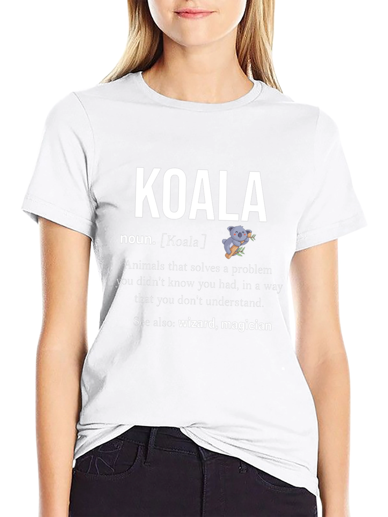 Koala Noun Definition Graphic T-Shirt