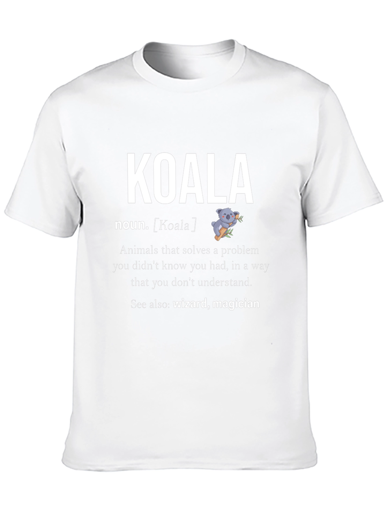 Koala Noun Definition Graphic T-Shirt