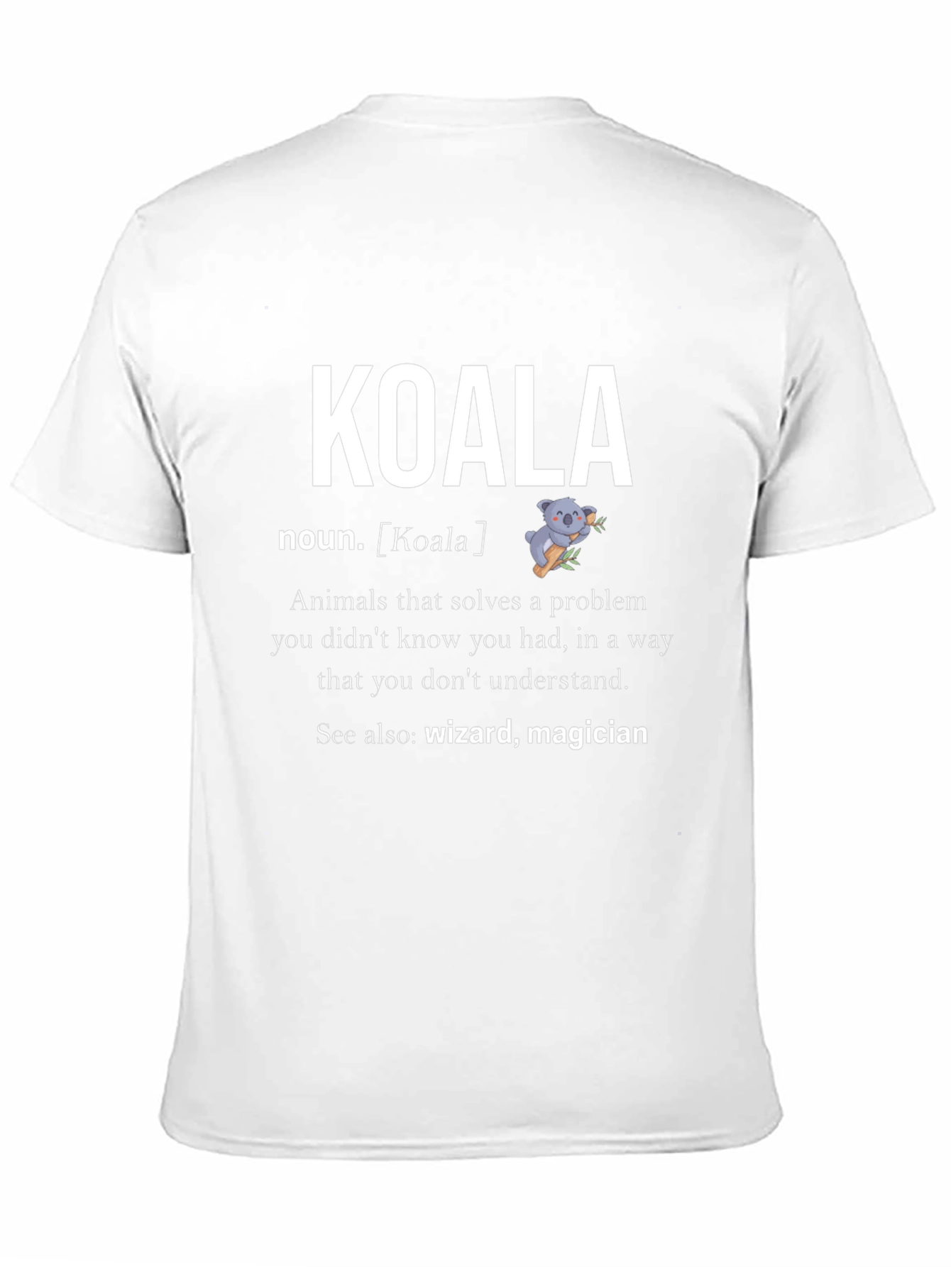 Koala Noun Definition Graphic T-Shirt