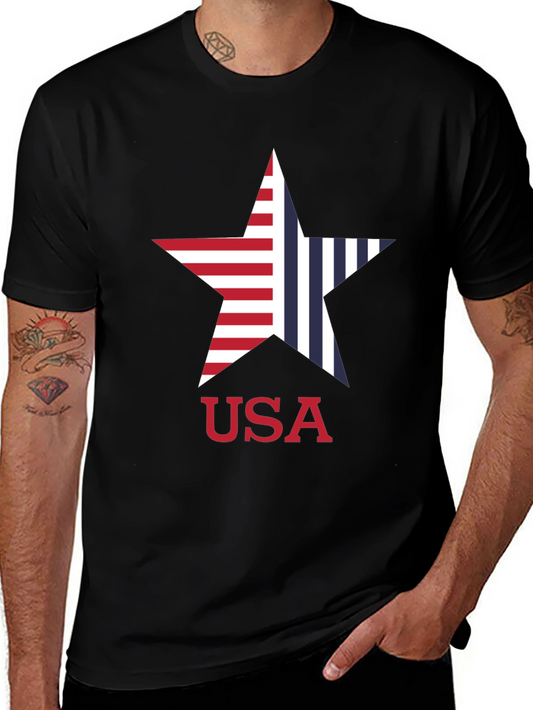 USA Star Graphic T-Shirt