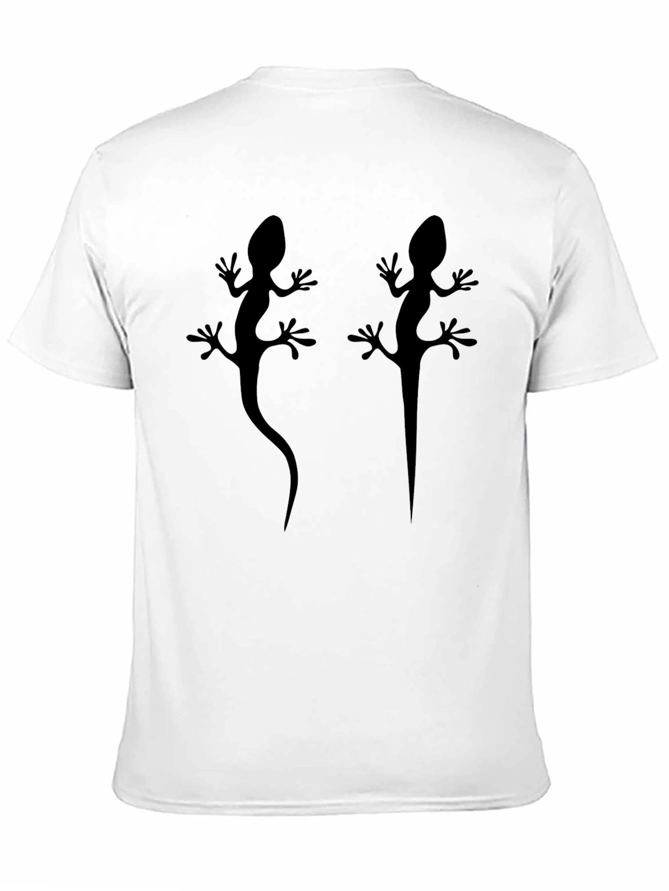 Lizard Silhouette Graphic Tee - Cool Casual Style